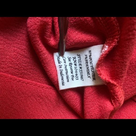 SOLD: Mine Pink Scalloped Neck Mini Short Dress - L - Picture 9 of 9